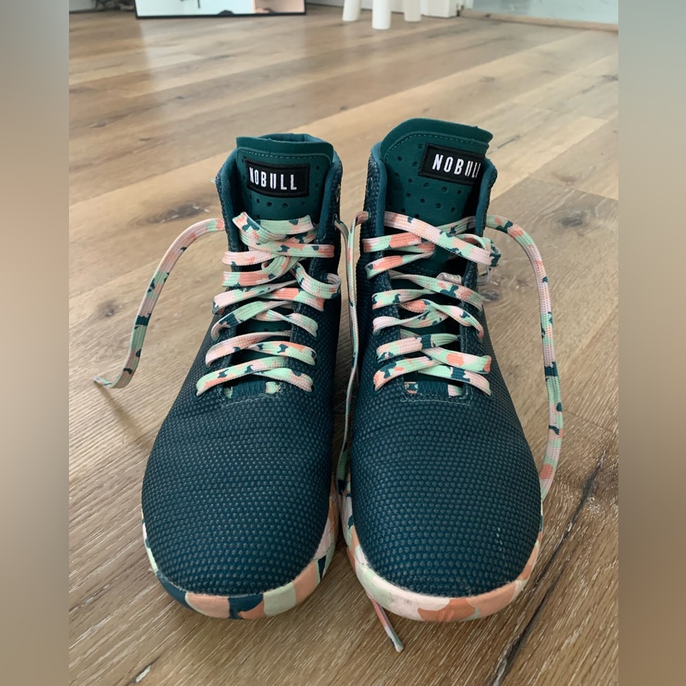 Women’s NOBULL high top trainers.